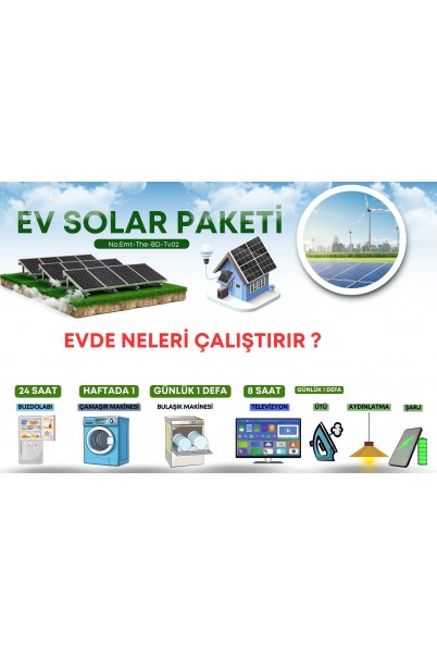 Ev Solar Enerji Paketi – Off-Grid Güneş Enerji Sistemi 2340W Ev Solar Enerji Paketi – Off-Grid Güneş Enerji Sistemi 2340W